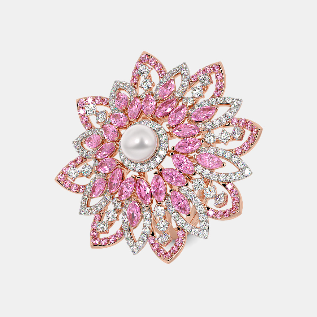 The Blush Aurora Cocktail Ring