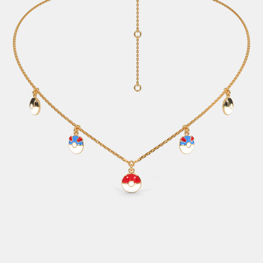 The Pokeball Charm Necklace