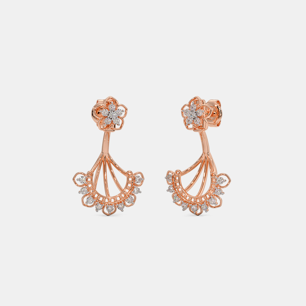 The Miracle Petal Front Back Earrings
