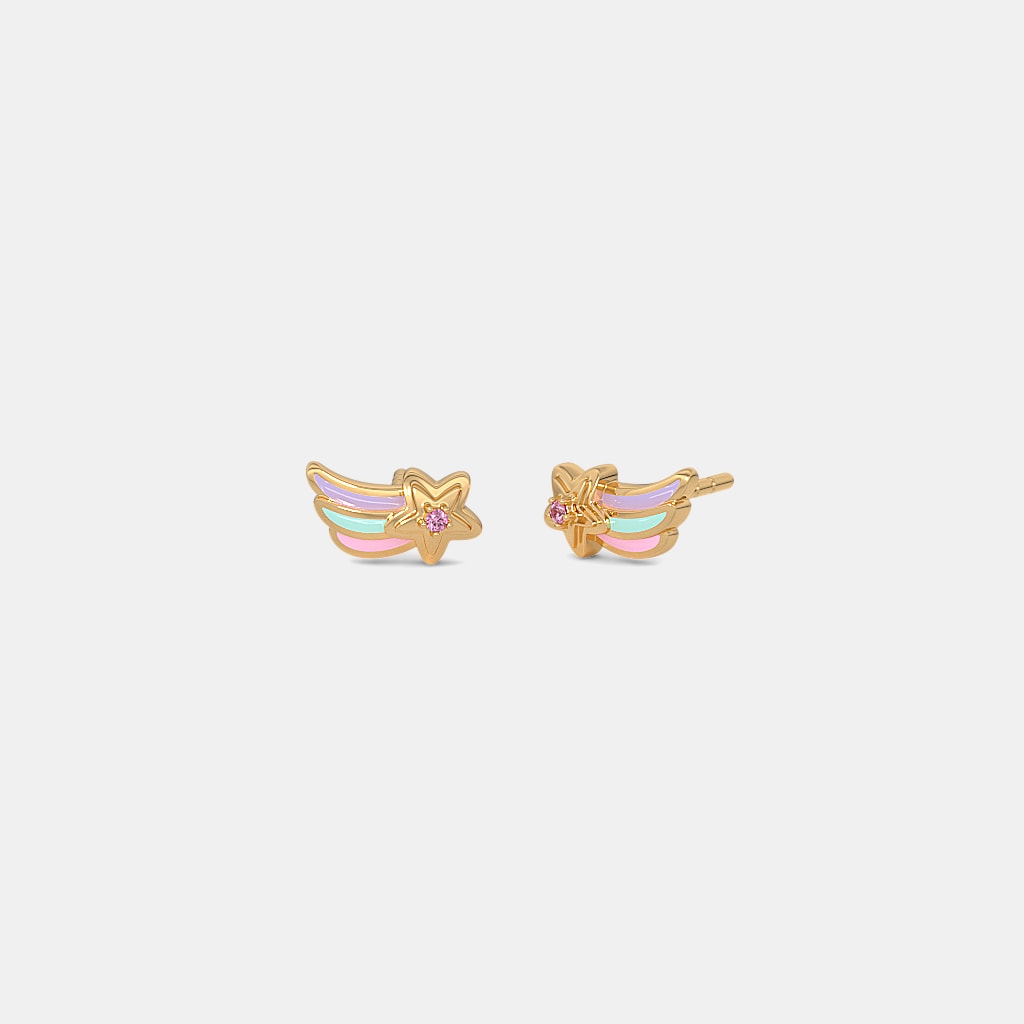 The Wish Upon A Star Kids Stud Earrings