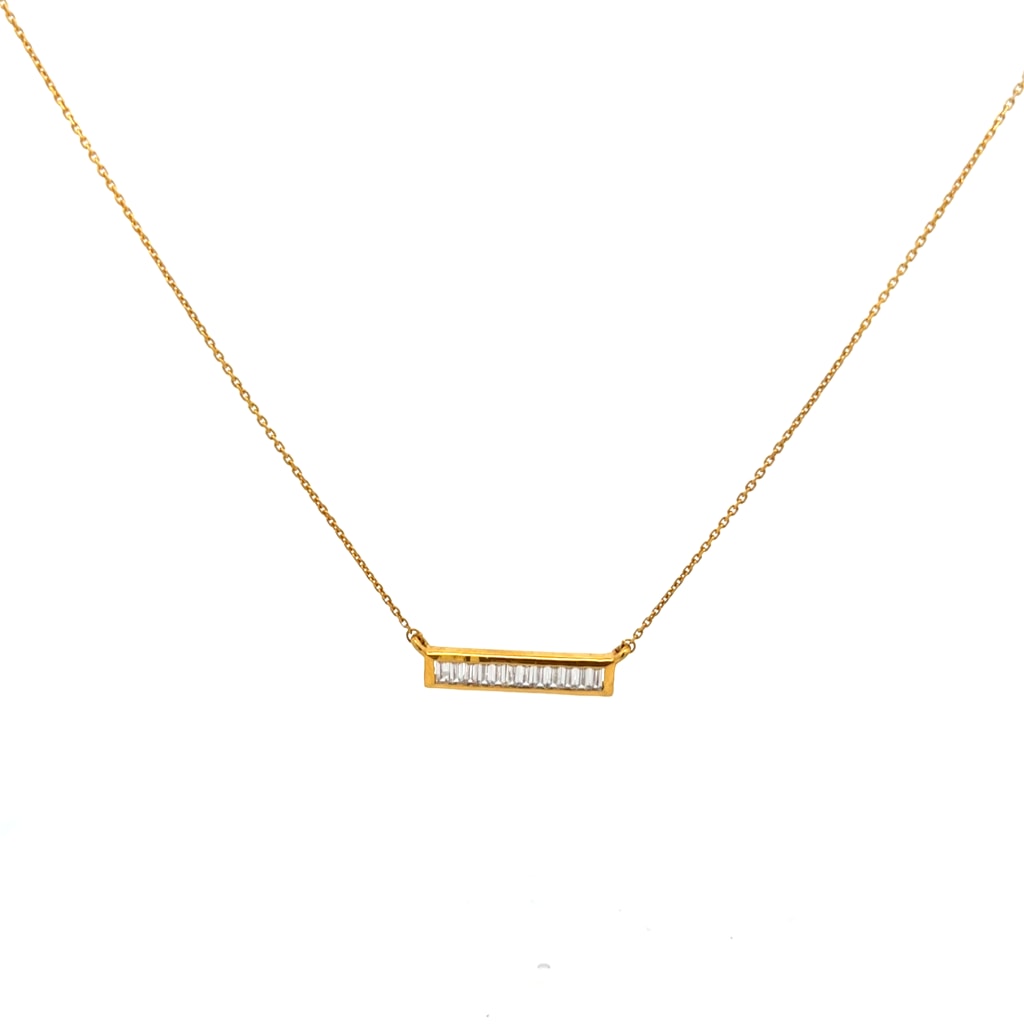 The Dazzle Edge Pendant Necklace
