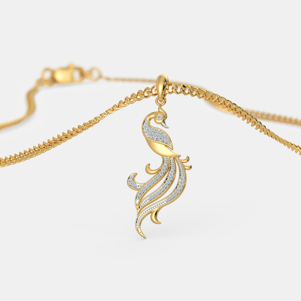 The Twirling Feather Pendant
