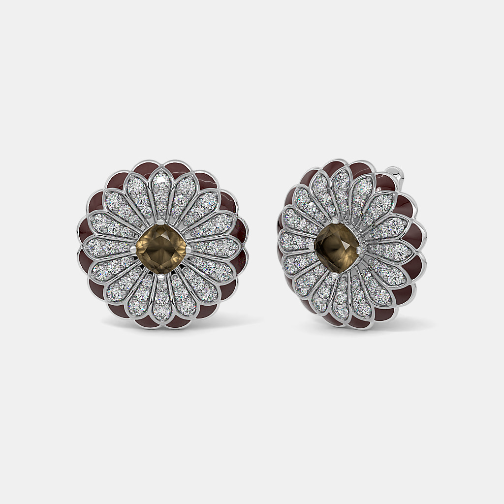 The Velvet Mocha Huggie Earrings