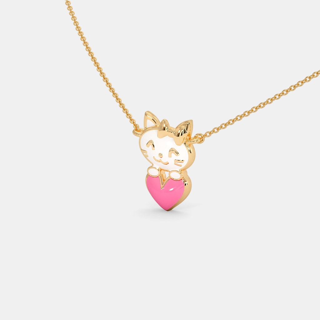 The Kitty Heartstrings Kids Necklace