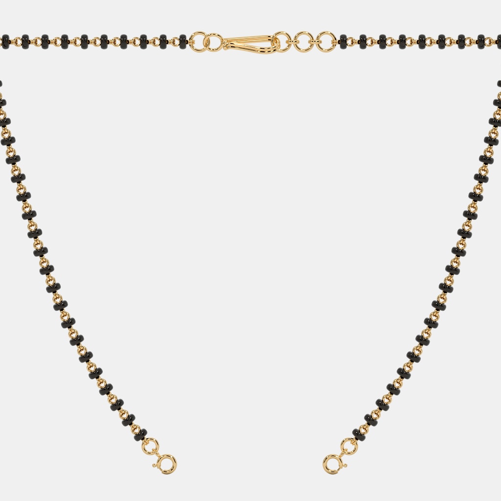 The Microbead Mangalsutra Single Line Open Chain With Lock