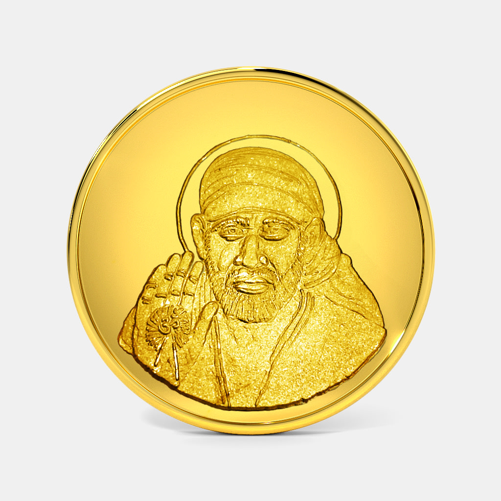 10 gram 24 KT Saibaba Gold Coin