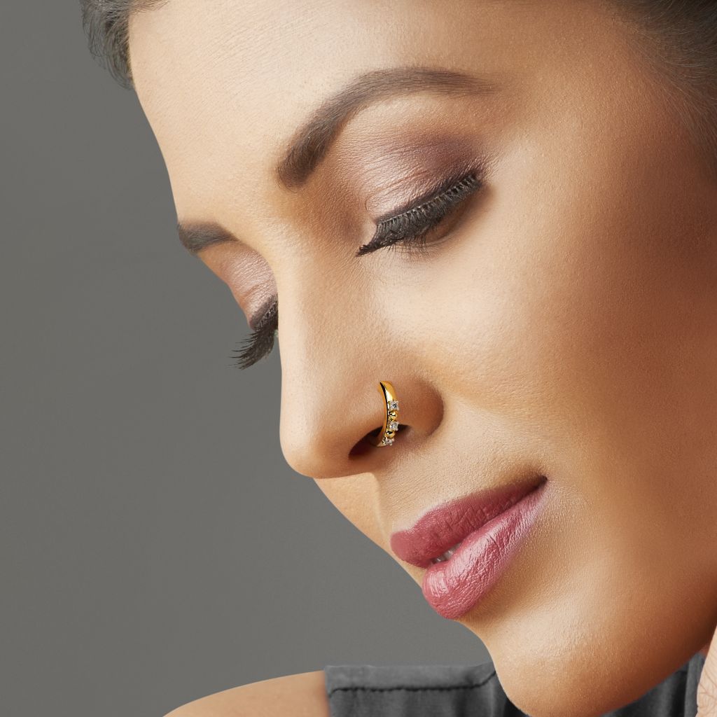 Nose ring for round face hotsell