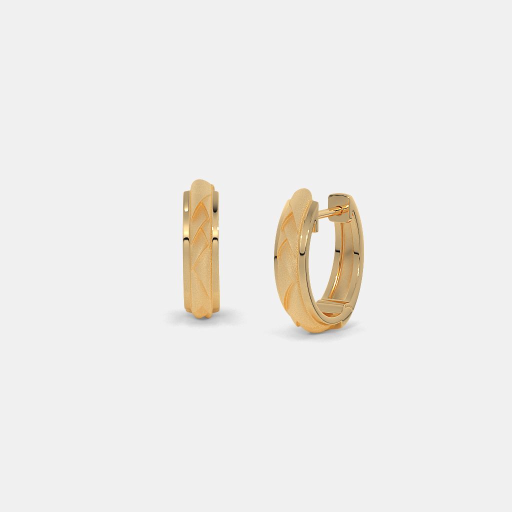 The Wiggle Hoop Earrings BlueStone