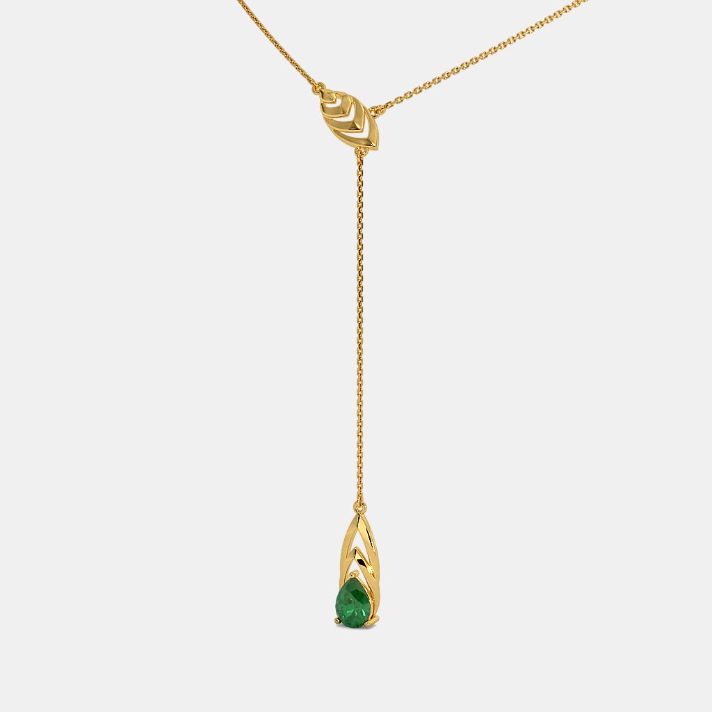 Diamond Lariat Necklace with Mixed Shapes – T H E L I N E-vachngandaiphat.com.vn