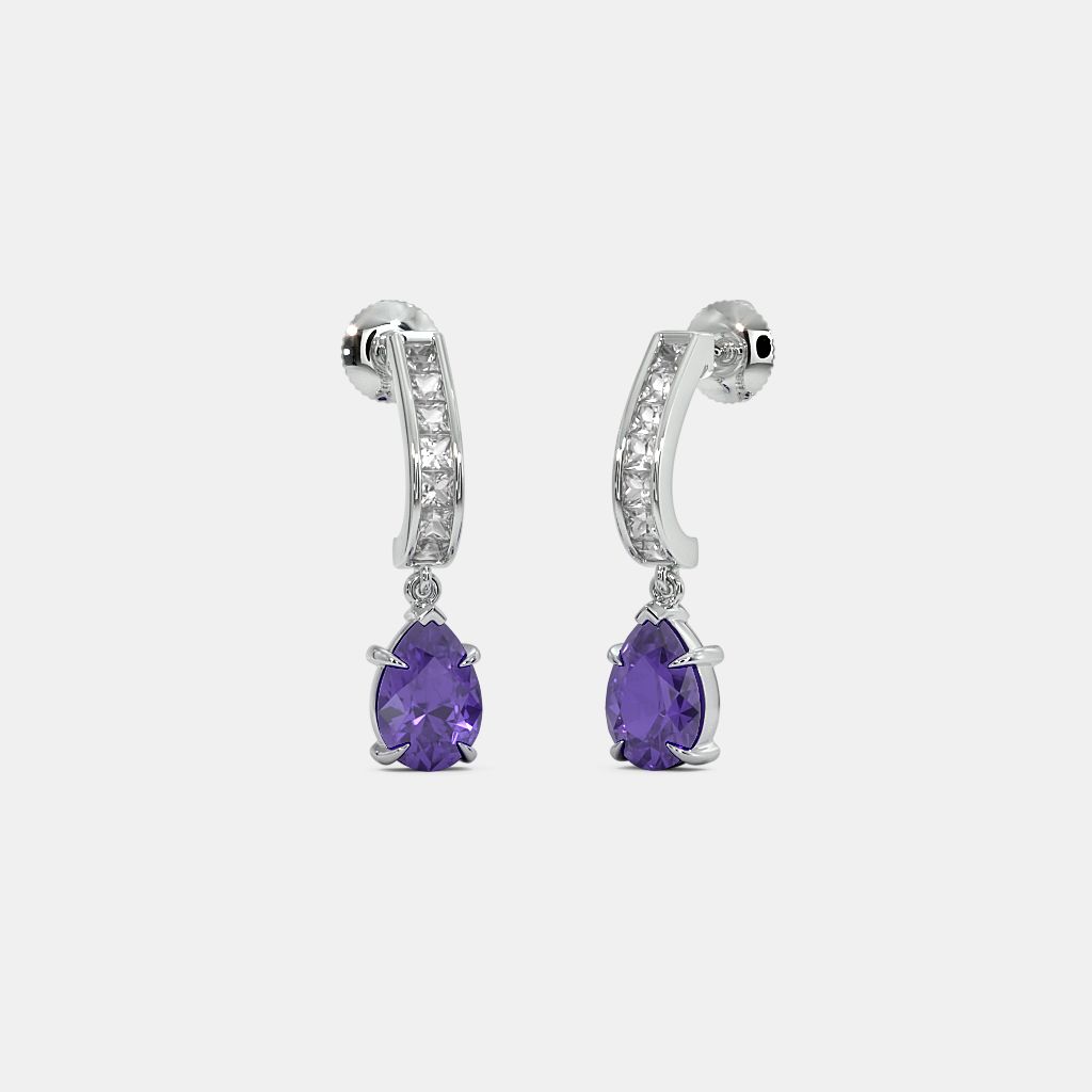 The Acelina Dangle Hoop Earrings