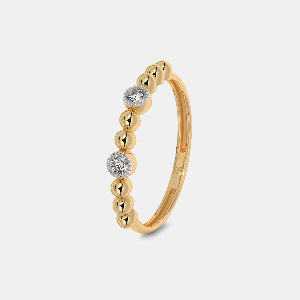 Diamond 585 Rs Gold Ring Vriti 18K Gold Plated Ring