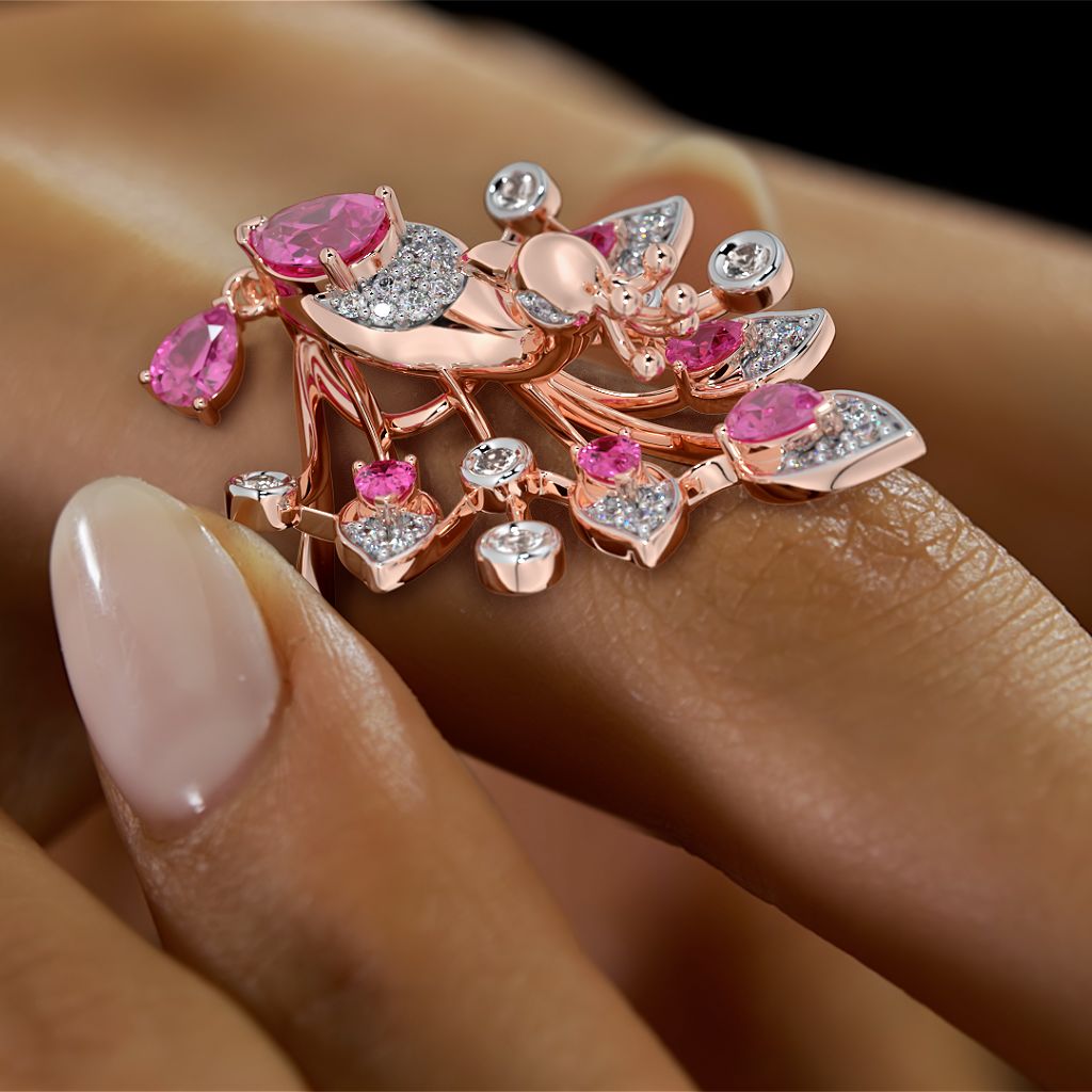 The Empress Cocktail Ring BlueStone