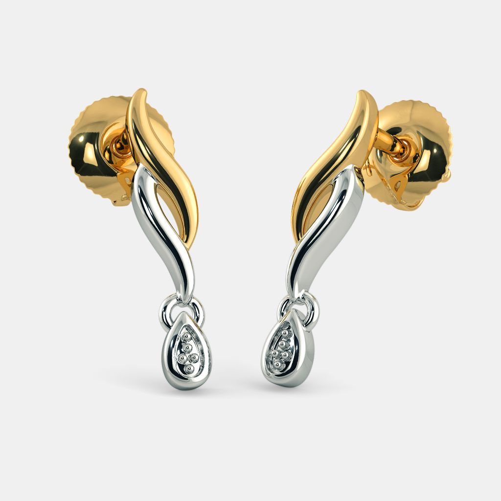 Daily wear gold studs designs new arrivals