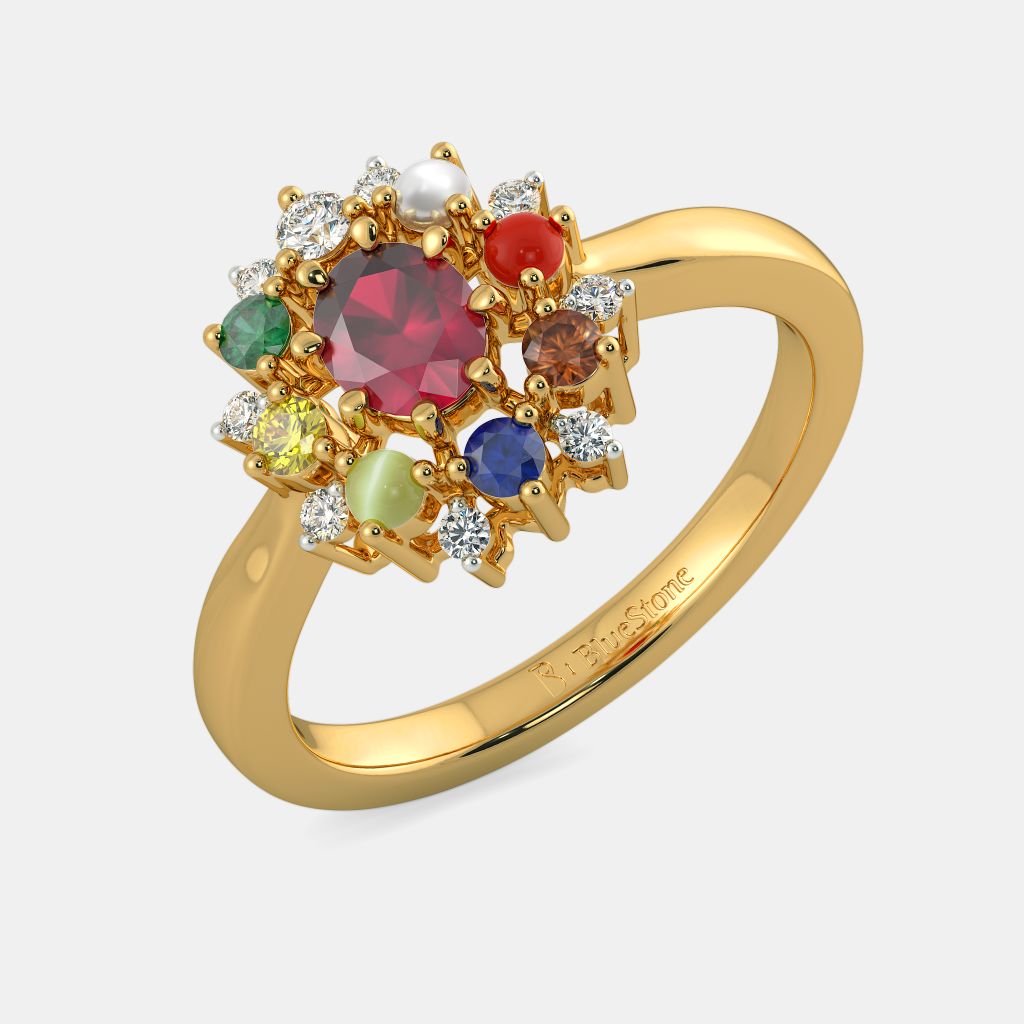Bluestone navaratna ring hotsell