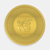 50 gram 24 KT Ek Onkar Gold Coin - thumb 1