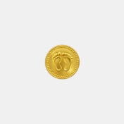 50 milligram 24 KT Lakshmi Gold Coin - thumb 1
