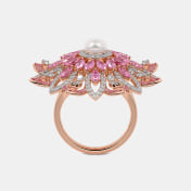 The Blush Aurora Cocktail Ring - thumb 6