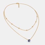 The Ailia Evil Eye Layered Necklace - thumb 6