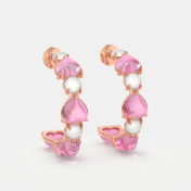 The Mireia J Hoop Earrings - thumb 5