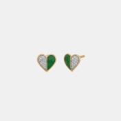The Aurro Heart Stud Earrings - thumb 1