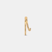 The Viore J Hoop Earrings - thumb 6