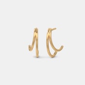 The Viore J Hoop Earrings - thumb 1