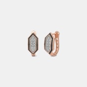 The Midnight Prism Huggie Earrings - thumb 1