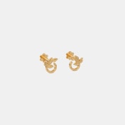 The Petalune Multi Pierced Stud Earrings - thumb 5