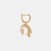 The Vertra Dangle Hoop Earrings - thumb 6