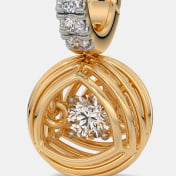 The Rhyza Dangle Hoop Earrings - thumb 3