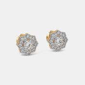 The Ossera Solitaire Stud Earrings - thumb 6