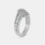 The Ethereal Tide Bridal Ring Set - thumb 10