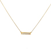The Dazzle Edge Pendant Necklace - thumb 1
