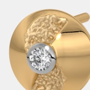 The Crease Stud Earrings - thumb 3