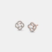 The Diamante Stud Earrings - thumb 1