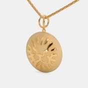 The Avela Medallion Necklace - thumb 1