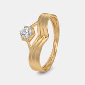 The Caathy Solitaire Couple Band For Him - thumb 1
