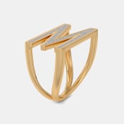 The Menaye M Initial Ring - thumb 7