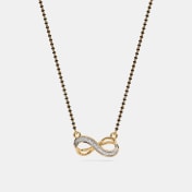 The Leesha Infinity Mangalsutra Pendant - thumb 1