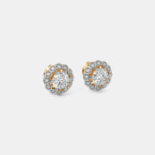 The Diamelisse Solitaire Stud Earrings - thumb 4