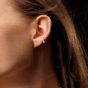 The Serafina Multi Pierced Hoop Earrings - thumb 2