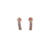 The Weppel J Hoop Earrings - thumb 2
