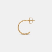 The Solenne J Hoop Earrings - thumb 7