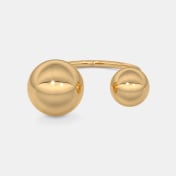 The Sphered Top Open Ring - thumb 7