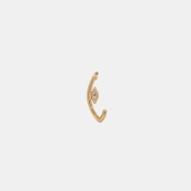 The Qxere J Hoop Earrings - thumb 6