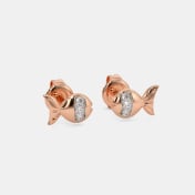 The Suzy Multi Pierced Stud Earrings - thumb 4