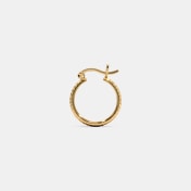 The Tesni Textured Hoop Earrings - thumb 5