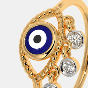 The Anselma Evil Eye Ring - thumb 4