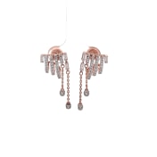 The Urbanite Dangle Hoop Earrings - thumb 3