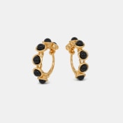 The Ebon Hoop Earrings - thumb 4